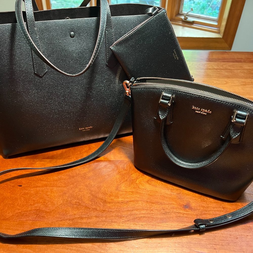 Kate Spade Matching Purse and Tote, Dark Green